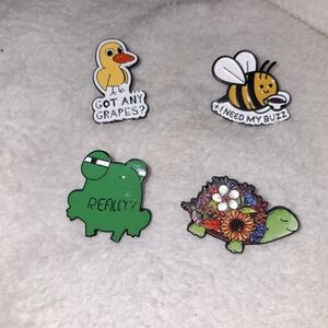 Cute Animal Enamel Pins Set